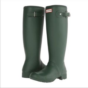 Gently used Hunter Boots
